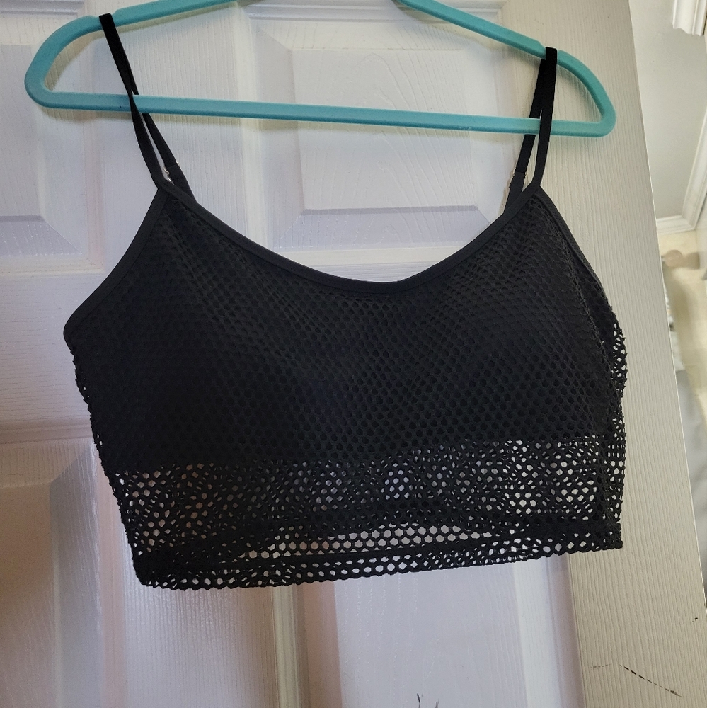 Refuge black bikini set, with fishnet details/cut outs size XL NWT - Picture 3 of 12